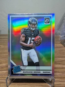 2019 Panini Donruss Optic - Rated Rookie Marquise Brown #162 Holo Prizm (RC) - Bild 1 von 2