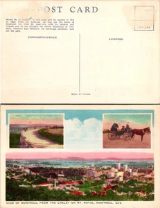 Postal de colección - MONTREAL DEL CHALET EN MT. ROYAL, MONTREAL, QUE - Imagen 1 de 1