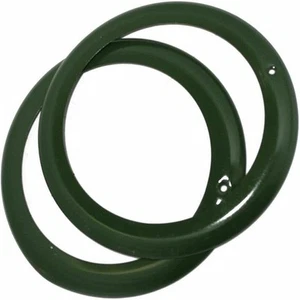 Juego de bisel exterior de faros compatible con Willys Battle Green - Imagen 1 de 4