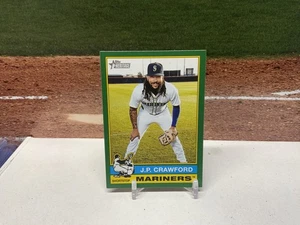 J.P. Crawford 2025 Topps Heritage #171 Dark Green Seattle Mariners - Picture 1 of 2