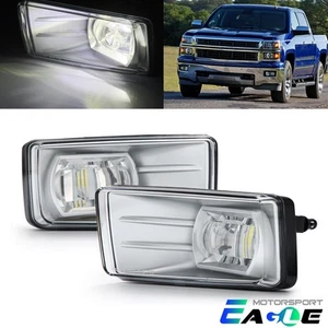 Luces antiniebla LED cromadas para Chevy Silverado Tahoe 2007-2016/15-19 GMC YUKON - Imagen 1 de 4