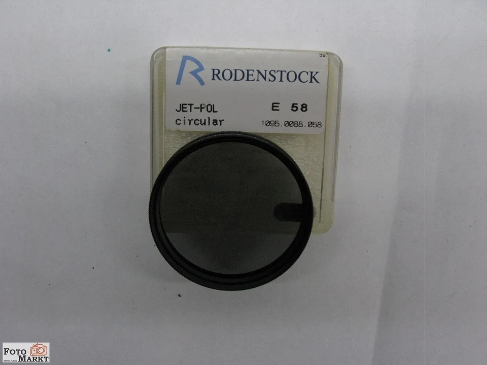 Rodenstock Jet-Pol circular Polfilter Pol - Made in Germany - E58 Filter Gewinde - Image 1 of 2