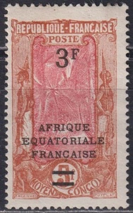 CONGO: n°103a *, SANS point après F (cote 40€) - Imagen 1 de 2