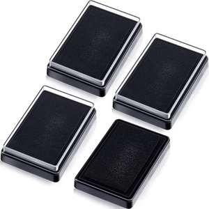 4-Piece Egg Stamp Ink Pad Set - Black Safe Ink for Egg Marking, 3.75 x 2.36 I... - Picture 1 of 7