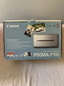 CANON PIXMA INKJET PHOTO PRINTER PIXMA iP100 NEW OPEN BOX - Picture 1 of 17