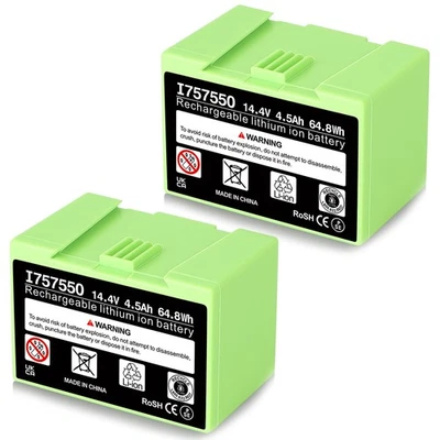 4.5Ah For iRobot Roomba 14.4V Li-Ion Battery I7/i7+ i3/i3+ i4/i4+ e5 e6 Vacuum - Image 1 of 4