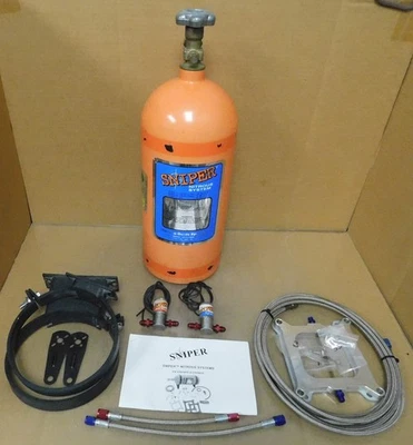 NOS 07001NOS Sniper Nitrous Kit, 100-150HP, 10LB Bottle, Brackets, Hardware - Image 1 of 4