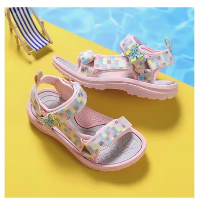 Sandalias de verano para niños bebés niñas niños pequeños zapatos suaves antideslizantes Foto 1 de 3