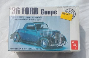 AMT '36 Ford Coupe 1:43 Model Kit T-109 Junior Collector Series Sealed Vintage - Picture 1 of 9