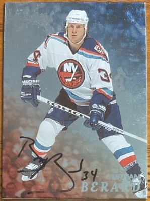 Autógrafos Be A Player 1998-99 Bryan Berard #85 New York Islanders Foto 1 de 2