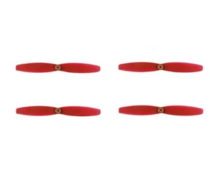 Propellers Props Replacement 4PC for Parrot Minidrones Rolling Spider Red 2 Pair - Picture 1 of 6