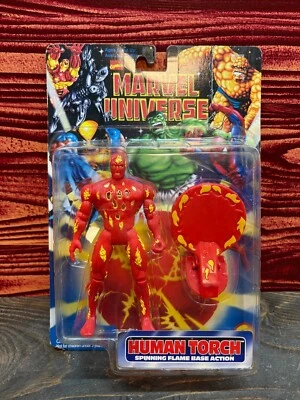 15 de 3.617 Figura de Acción Antorcha Humana Toybiz Universo Marvel (Nueva Caja Sellada Wea Foto 1 de 4