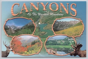 Postcard Canyons of the Wasatch Mountains Utah Pictorial - Picture 1 of 2