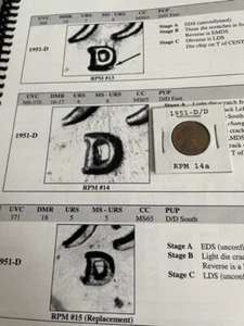 1951-D/D East Lincoln Wheat cent UNC BN RPM 14 Really Nice - Picture 1 of 2