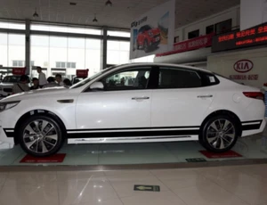 Car Decal Dual Sport Stripe 86'' for K2 K5 Vinyl Lower Door Panel Sticker ZC1136 - Bild 1 von 5