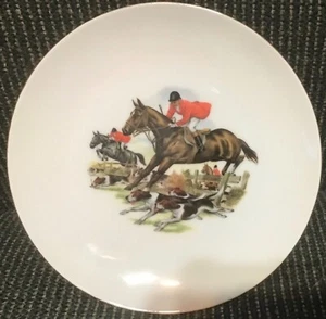 Fox Hunt Hunting Plate Hazel Ammerman - Picture 1 of 4