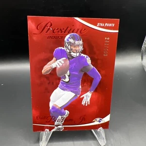 2023 Panini Prestige - Xtra Points - Red 244/599 - Odell Beckham Jr. #27 - Picture 1 of 5