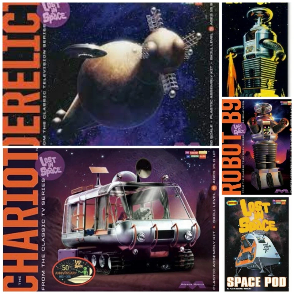 Moebius Models Lost in Space New Plastic Model Kits Mr Models - Image 1 of 1