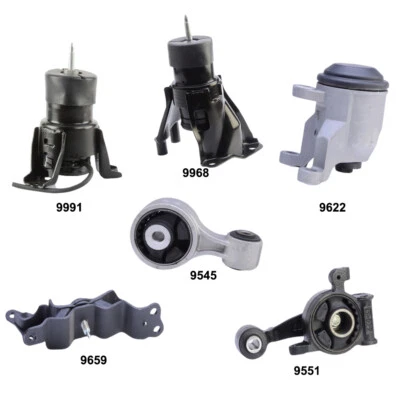 Engine & Transmission Mounts Set 6PCS For Nissan Murano 3.5L 14-09 - AWD - Image 1 of 4