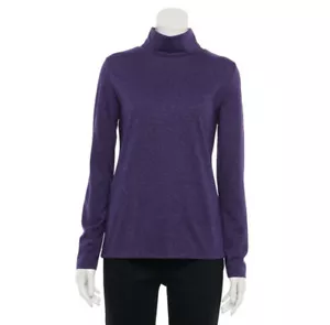 Suéter de cuello de tortuga Croft & Barrow para mujer, talla grande - Imagen 1 de 1