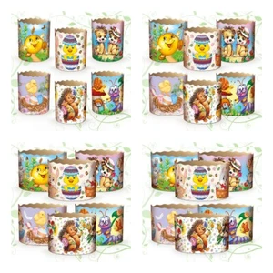 6 Stück Backpapierformen für Ostern Brot Kuchen Panettone Paska - Bild 1 von 5