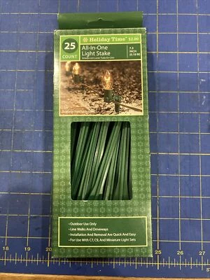 Lites Up All-in-One Light Stakes 25pc For Propping Up Strings Of Christmas Lites - Image 1 of 3