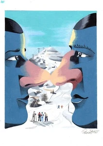 ANTONIO PRONOSTICO - Tavola originale Sniff copertina inedita - Picture 1 of 1