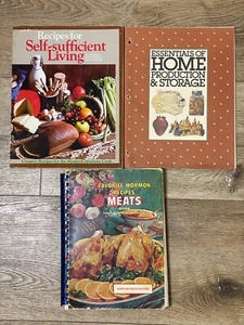 Lot 3 -Essentials Of Home Production And Storage Vintage 1978+Book of Mormon Rec - Picture 1 of 24