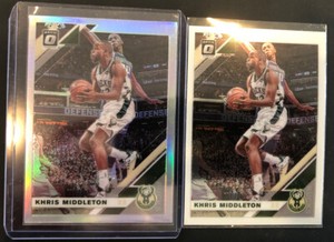 2019-20 Donruss Optic Khris Middleton SILVER Holo & Base #71 Bucks