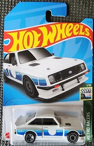 HOTWHEELS 1:64 Diecast Car - FORD ESCORT RS2000 - Retro Racers - White - Picture 1 of 2