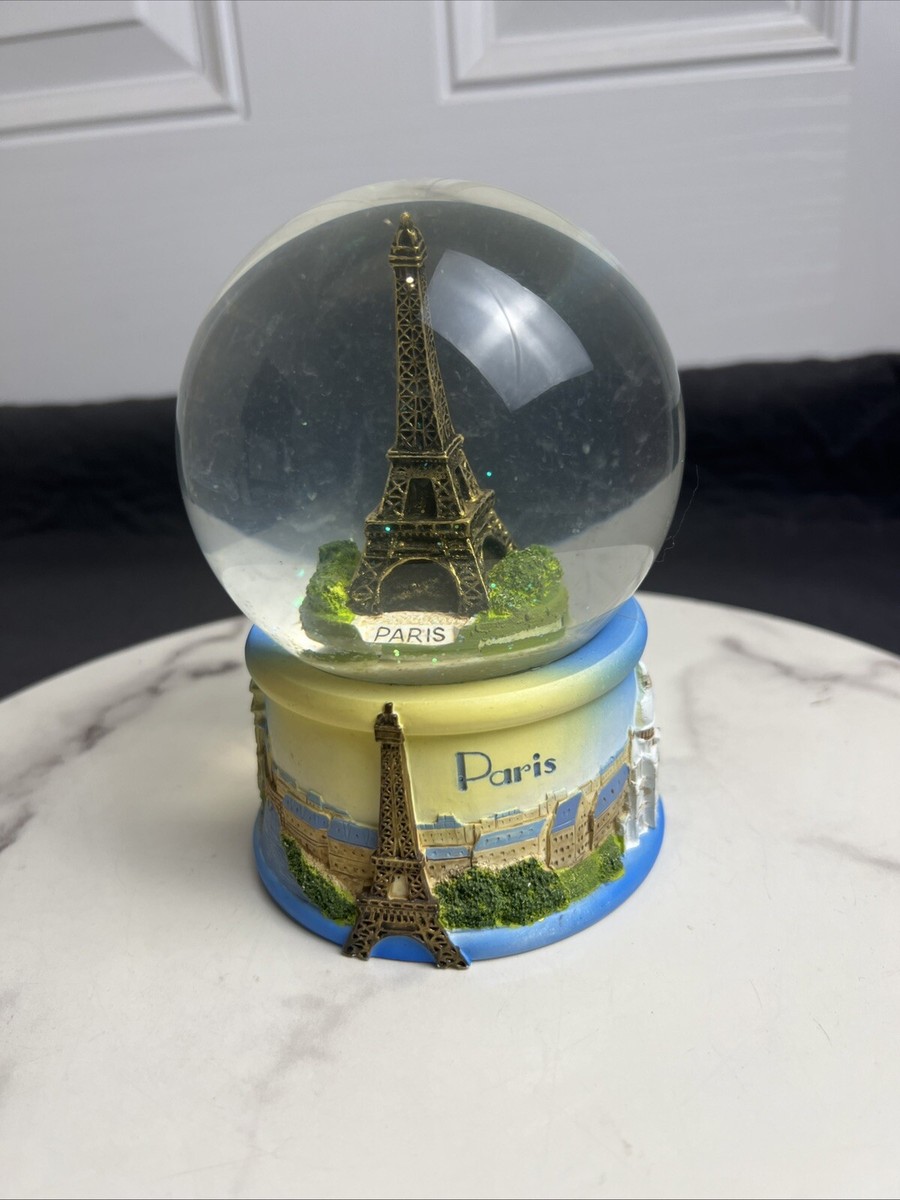 Sfera Di Neve Torre Eiffel Parigi, Con Base Resina E Glitter, 11 Cm - Foto 10