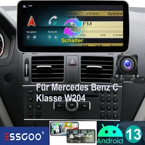 NTG 4.0 Autoradio Carplay Android13 Für Benz C-Klasse W204 AHD+ NAVI 8 Core 128G - Bild 1 von 20