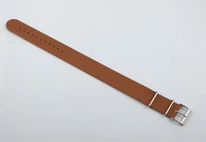 Victorinox Swiss Army 004732 Brown Leather Strap 20mm Original - Picture 1 of 4