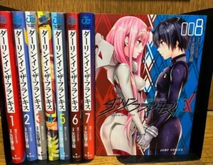 Darling in the Franxx Vol.1-8 Comic Book Japanese Language Manga Full Set Used - Bild 1 von 5