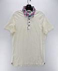 Stone Rose Polo Shirt Men 4 Large White Pullover Golf Collared Rugby Preppy *