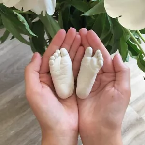 NEWBORN Baby 3D Hand Alginate Casting Moulding Kit | Gift Idea 🎁 - Picture 1 of 11