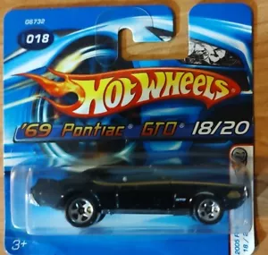 Hot Wheels 2005 First Editions Realistix '69 Pontiac GTO #18 Short Card N49 - Picture 1 of 3