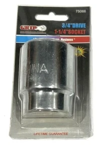 Grip 1-1/4" Cromo Enchufe 3/4" Drive 75066 - Imagen 1 de 5