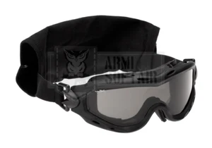 WILEY X PROFESSIONALE ORIGINAL OCCHIALE TANKER BALLISTIC Spear Dual Goggle BLACK - Picture 1 of 11