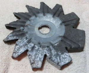 Ventilatore Alternatore Industriale Acciaio Vintage USATO Lama Steampunk Decor - Foto 1 di 3
