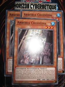 YU-GI-OH! COM PLAYSET ARBORIA CROISEDIA (LOT DE 3) CYHO-FR007 NEUF EDITION 1 - Picture 1 of 1