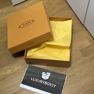 SCATOLA CONFEZIONE LUSSO BOX Scarpe Borsa TOD'S ORIGINALE 35x31x13 Fendi Dior - Foto 1 di 1