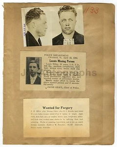 Wanted Posters - 3 Vintage Notices - Various Locations - 1924 - Picture 1 of 1