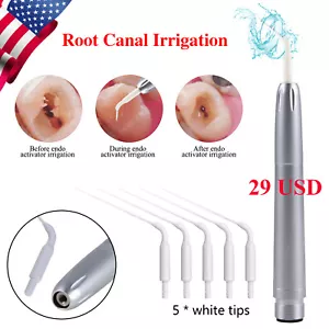 Dental Endo IrrigatIon NSK KAVO Air Scaler Handpiece Sonic Tips 2 Holes - Picture 1 of 24
