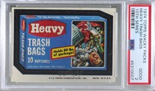 1974 Topps Wacky Packages Series 10 Heavy Trash Bags PSA 2 2t7