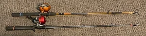 2 ~ Zebco 202 Spincasting Rod & Reel Combos - Picture 1 of 2
