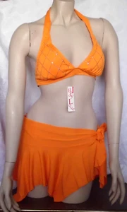 °° Body Love - Bikini - 3-teilig - orange - Gr. L/XL - Binderock - Neckholder °° - Bild 1 von 8