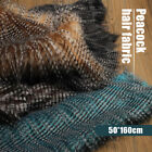 160*50cm Peacock-feathered Plush jacquard faux fur Fabric DIY Background cloth