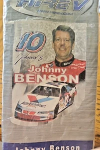Nascar Johnny Benson Die-Cut Flag 20x40 2003 Valvoline NOS by Hirev New - Picture 1 of 3
