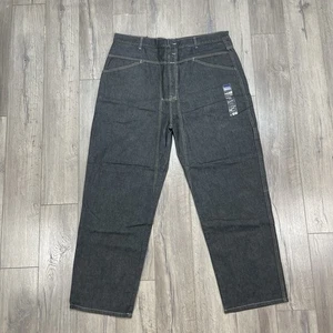 Marithe Francois Girbaud Size 42x32 Blue Brand X Denim Y2K Jeans Charcoal NWT - Picture 1 of 13